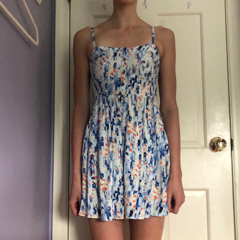Express Multicolored Spring Dress